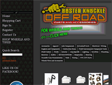 Tablet Screenshot of bustedknuckleoffroad.com